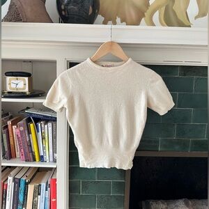 Vintage 100% Cashmere Ivory Sweater